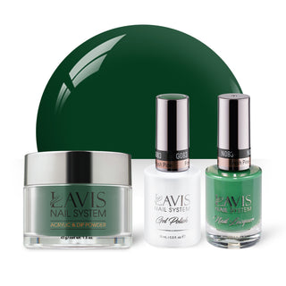  LAVIS 3 in 1 - 083 Fresh Pine - Acrylic & Dip Powder, Gel & Lacquer by LAVIS NAILS sold by DTK Nail Supply