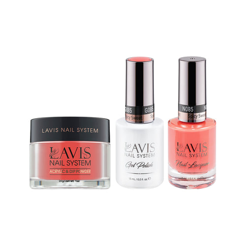 LAVIS 3 in 1 - 085 Spicy Sweet - Acrylic & Dip Powder, Gel & Lacquer by LAVIS NAILS sold by DTK Nail Supply