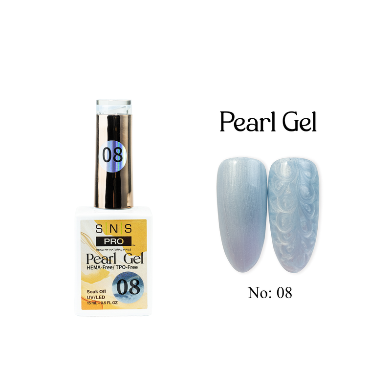 SNS Pearl Gel Collection - 08 - Gel Polish 0.5 oz - DTK Nail Supply