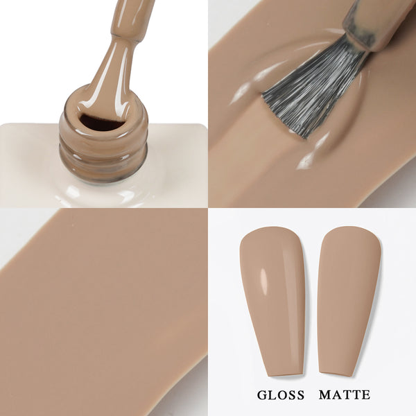 LAVIS LX1 - 08 - Gel Polish 0.5 oz - Coffee & Caramel Collection by LAVIS NAILS sold by DTK Nail Supply