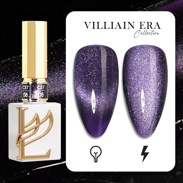 LAVIS Cat Eyes CE7 - 08 - Gel Polish 0.5 oz - VILLIAIN ERA Collection