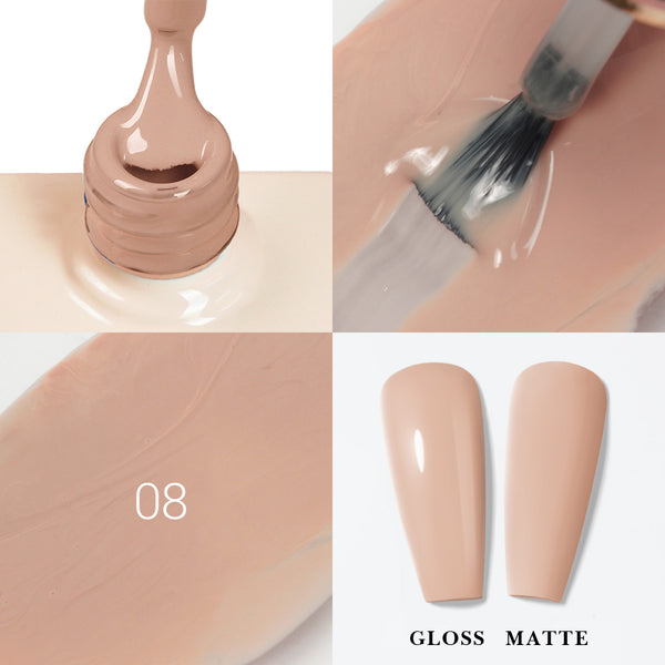 LAVIS LX2 - 08 - Gel Polish 0.5 oz - Wedding Bouquet Collection by LAVIS NAILS sold by DTK Nail Supply