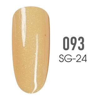 SNS Pro Gel Nail Polish Duo - 093 SG-24- LEMON MERINGUE JEWELS