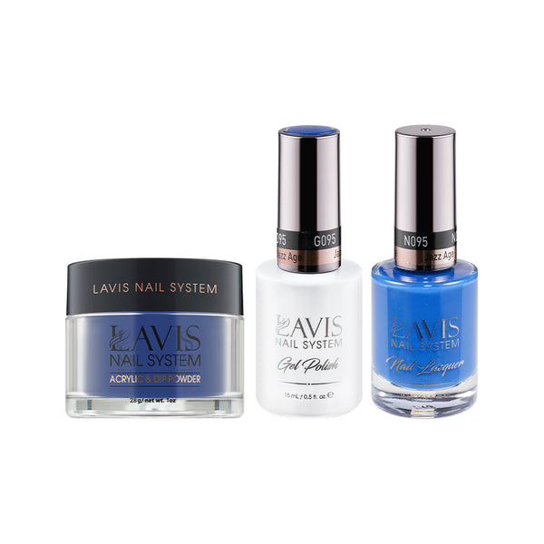  LAVIS 3 in 1 - 095 Jazz Age - Acrylic & Dip Powder, Gel & Lacquer by LAVIS NAILS sold by DTK Nail Supply