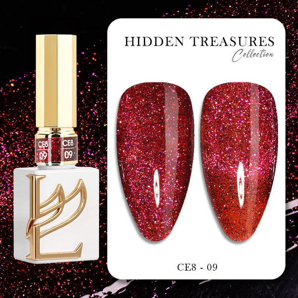 LAVIS Cat Eyes CE8 - 09 - Gel Polish 0.5 oz - Lavis Hidden Treasures Collection