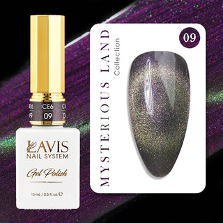  LAVIS Cat Eyes CE6 - 09 - Gel Polish 0.5 oz - Mysterious Land Collection by LAVIS NAILS sold by DTK Nail Supply