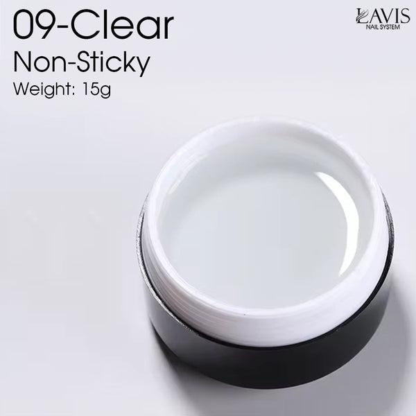  LAVIS J09 - Builder Gel In The Jar 15g - Clear Non Sticky by LAVIS sold by DTK Nail Supply