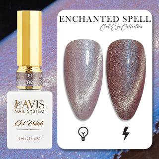 LAVIS Cat Eyes CE11 - 09 - Gel Polish 0.5 oz - Enchanted Spell Collection