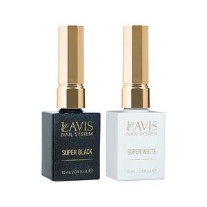 1 Set Lavis Super Black & White
