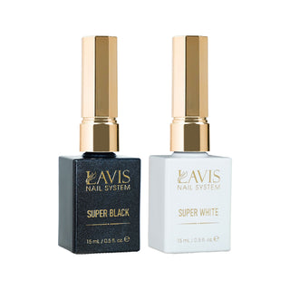 1 Set Lavis Super Black & White