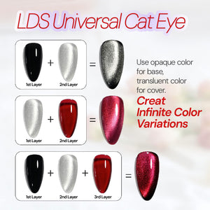 LDS RB - Set 12 Colors - Universal Cat Eye Collection