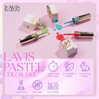 LAVIS LX3 - 35 - Gel Polish 0.5 oz - Pastel Flow Collection
