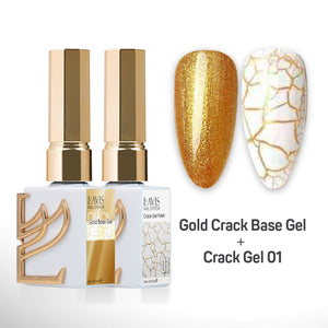 LAVIS Crack Gel 01 + Gold Crack Base Gel - 0.5 oz
