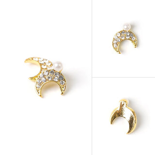  LX2 #354 2PCS Moon Nail Charm by Nail Charm sold by DTK Nail Supply