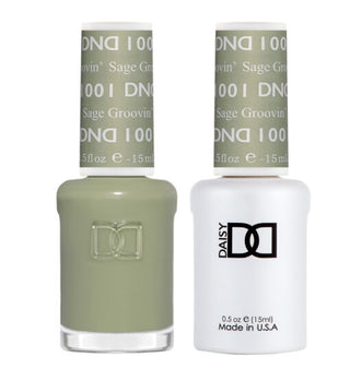 DND Gel Nail Polish Duo - 1001 Sage Groovin' by DND - Daisy Nail Designs sold by DTK Nail Supply