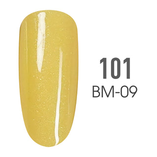 SNS Pro Gel Nail Polish Duo - 101 BM-09- DAZZLING YELLOW TULIP