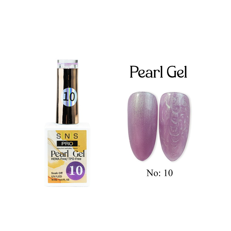 SNS Pearl Gel Collection - 10 - Gel Polish 0.5 oz - DTK Nail Supply