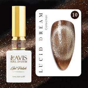 LAVIS Cat Eyes CE5 - 10 - Gel Polish 0.5 oz - Lucid Dream Collection by LAVIS NAILS sold by DTK Nail Supply