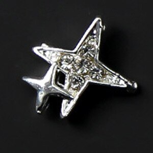 #338 Silver LX2 #337-338 2PCS Sparkle Nail Charm by Nail Charm sold by DTK Nail Supply