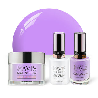 LAVIS 3 in 1 - 119 Magical - Acrylic & Dip Powder, Gel & Lacquer