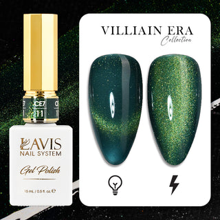 LAVIS Cat Eyes CE7 - 11 - Gel Polish 0.5 oz - VILLIAIN ERA Collection by LAVIS NAILS sold by DTK Nail Supply