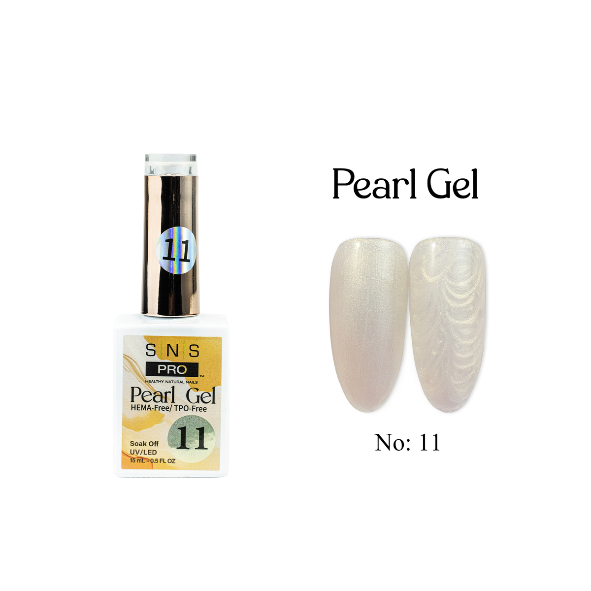 SNS Pearl Gel Collection - 11 - Gel Polish 0.5 oz - DTK Nail Supply