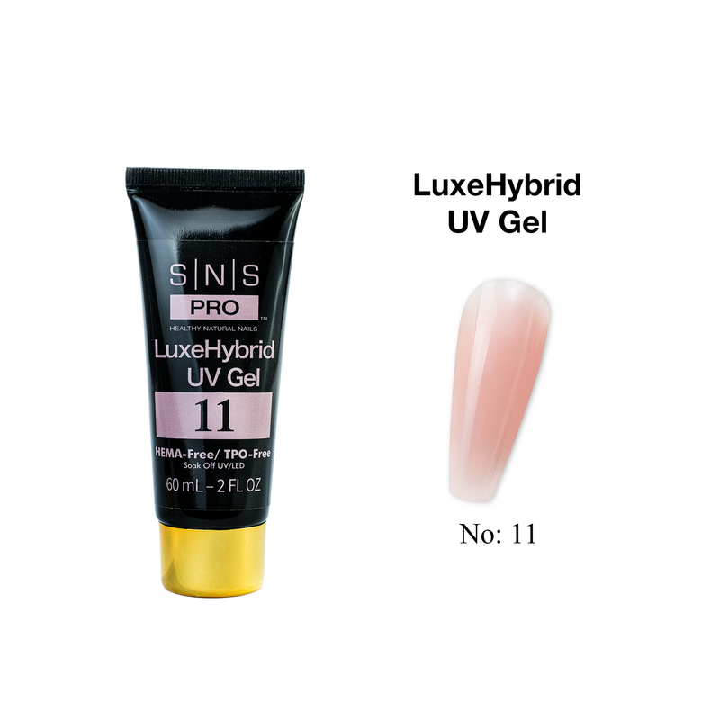 SNS Pro LuxeHybrid UV Gel - 11 - HEMA & TPO Free - 60ml - DTK Nail Supply