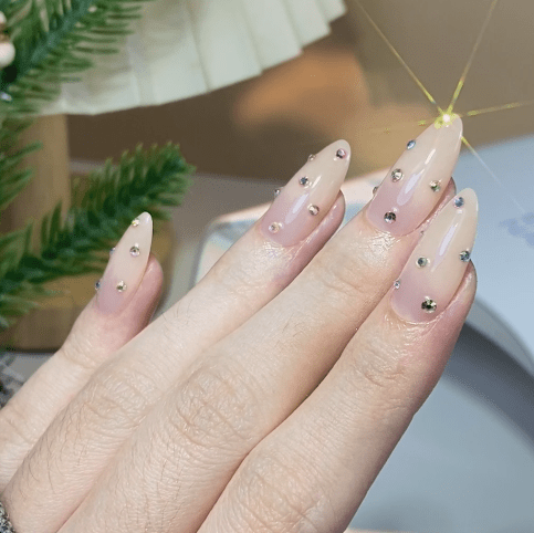 12 Grids Flat Diamonds Rhinestones 30 Phantom - DTK Nail Supply