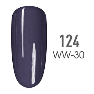 SNS Pro Gel Nail Polish Duo - 124 WW-30 PLUM PUDDING