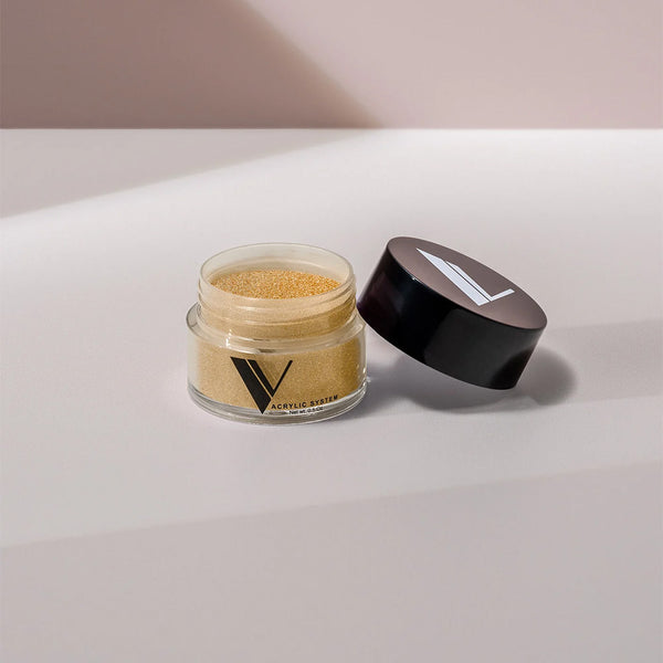 V Beauty Pure Acrylic Powder 0.5oz - 124 CLEOPATRA - Gold Colors by V Beauty Pure sold by DTK Nail Supply