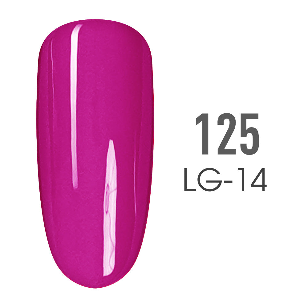 SNS Pro Gel Nail Polish Duo - Beige Collection - 125 LG-14- FLASHY SHOWGIRL