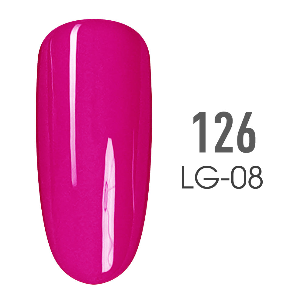SNS Pro Gel Nail Polish Duo - Beige Collection - 126 LG-08- PURPLE MONSTER