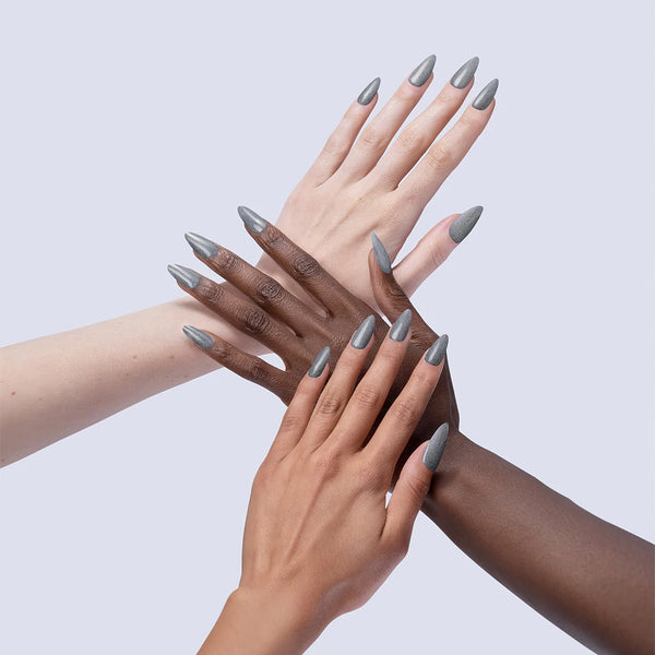 V Beauty Pure Acrylic Powder 0.5oz - 128 NEFERTARI - Silver Colors by V Beauty Pure sold by DTK Nail Supply