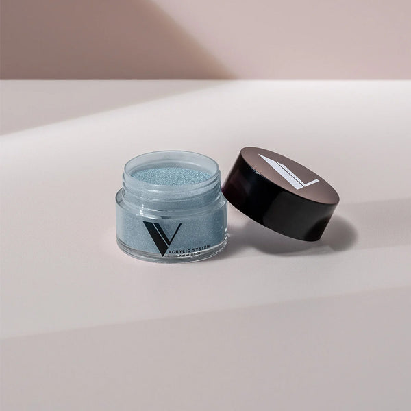 V Beauty Pure Acrylic Powder 0.5oz - 128 NEFERTARI - Silver Colors by V Beauty Pure sold by DTK Nail Supply