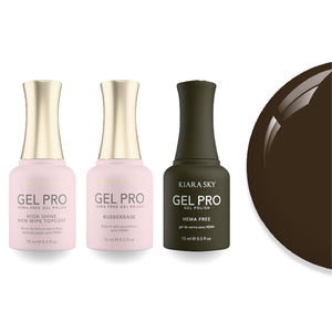Kiara Sky Gel Pro Polish - HEMA-Free Rubber Base - High-Shine Non-Wipe Top Coat - 128 The Tree Musketeers