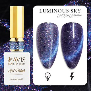 LAVIS Cat Eyes CE13 - 12 - Gel Polish 0.5 oz - Luminous Sky Collection by LAVIS NAILS sold by DTK Nail Supply