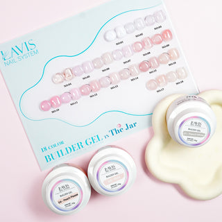 LAVIS 02 Milky White - Builder Gel In The Jar 30ml