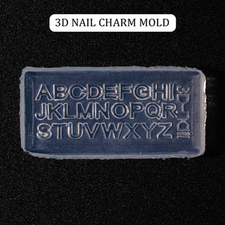  3D Nail Charm Mold 6 - Alphabet by OTHER sold by DTK Nail Supply