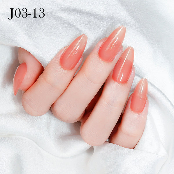 Jelly Gel Polish Colors - Lavis J03-13 - Bare With Me Collection by LAVIS NAILS sold by DTK Nail Supply