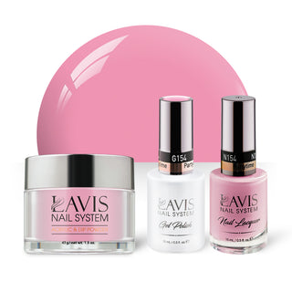  LAVIS 3 in 1 - 154 Partytime - Acrylic & Dip Powder, Gel & Lacquer by LAVIS NAILS sold by DTK Nail Supply