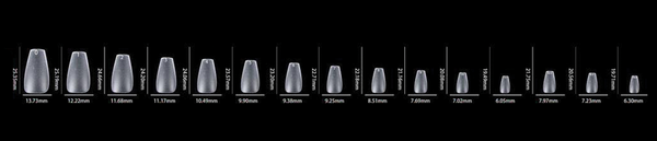LDS - 05 Coffin XS Matte Nail Tips (Full Cover) (Box of 600PCS)