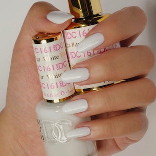  DND DC Gel Nail Polish Duo - 161 White Fur by DND DC sold by DTK Nail Supply