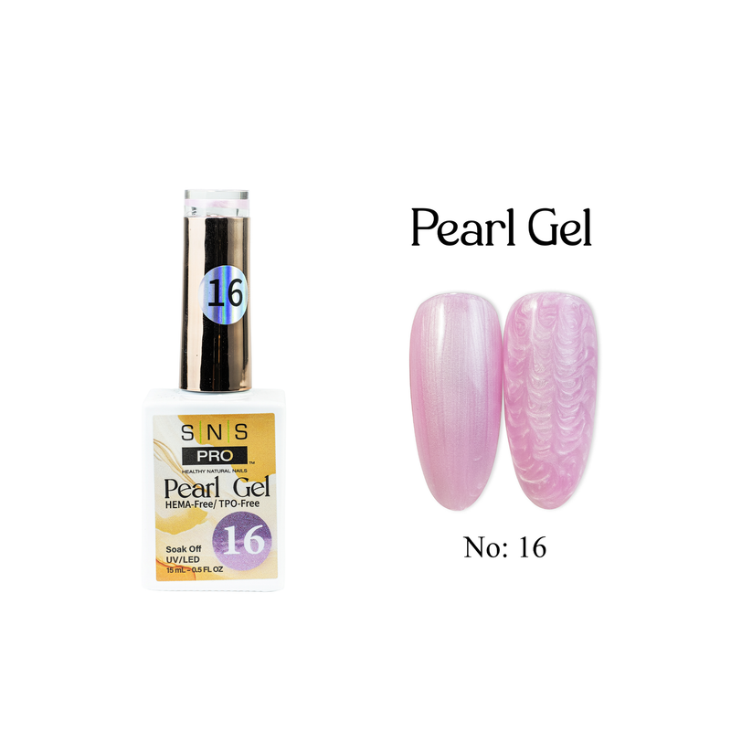 SNS Pearl Gel Collection - 16 - Gel Polish 0.5 oz - DTK Nail Supply