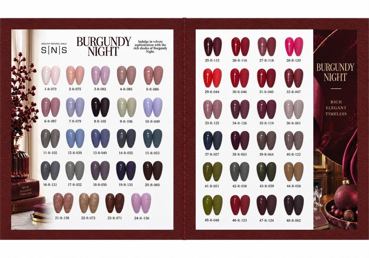 SNS Pro Book Bundle 144 Colors Combo Dip Powder + Gel & Lacquer (Burgundy, Tiffany Blue, Pink or Beige) + FREE 144-Color Sample Book + FREE 2 48-Color Sample Books + FREE Full Set 36-Color Swatch Strips + FREE LAVIS 2in1 Nail Lamp