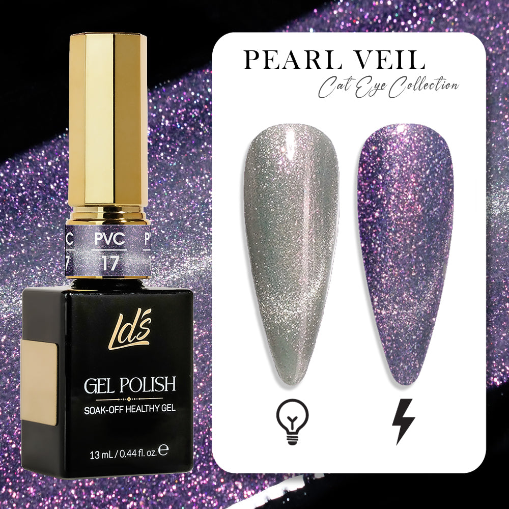  LDS Pearl CE - 17 - Pearl Veil Cat Eye Collection by LDS sold by DTK Nail Supply