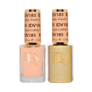  DND DV 185 Peach Cobbler - DND Diva Gel Polish & Matching Nail Lacquer Duo Set by DND Diva sold by DTK Nail Supply