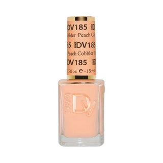  DND DIVA Nail Lacquer - 185 Peach Cobbler by DND Diva sold by DTK Nail Supply