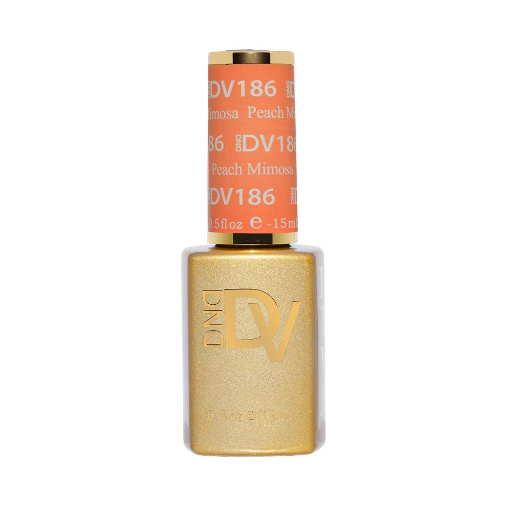  DND DIVA Gel Polish - 186 Peach Mimosa by DND Diva sold by DTK Nail Supply