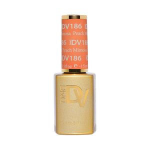  DND DIVA Gel Polish - 186 Peach Mimosa by DND Diva sold by DTK Nail Supply
