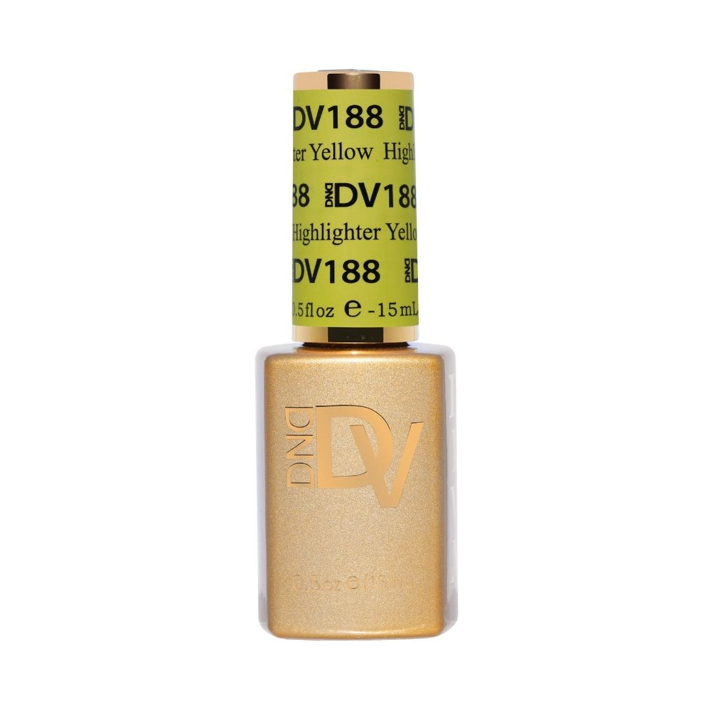  DND DIVA Gel Polish - 188 Highlighter Yellow by DND Diva sold by DTK Nail Supply